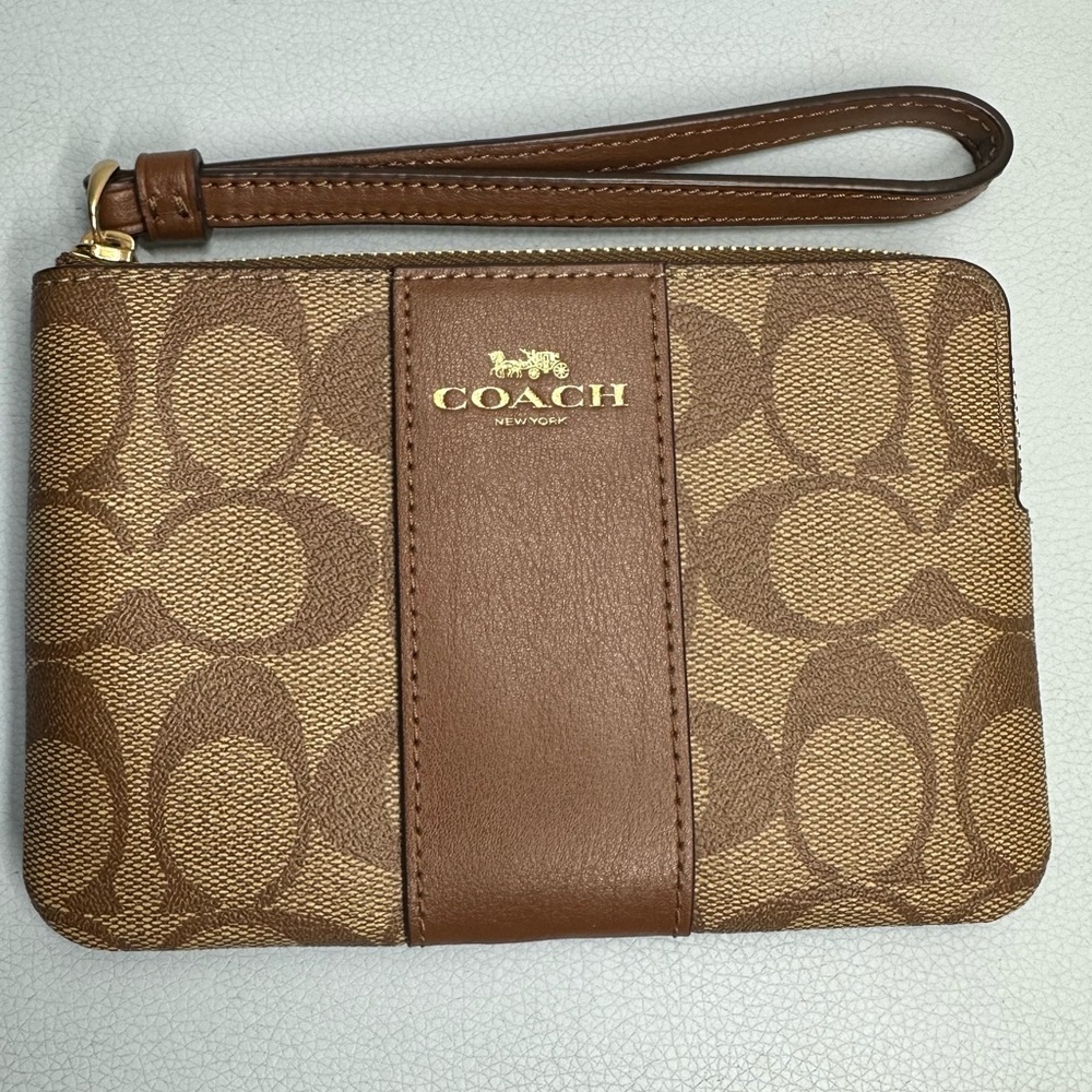 COACH Signature Wristlet
